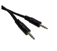 Cables Direct 3m 3.5mm audio cable Black