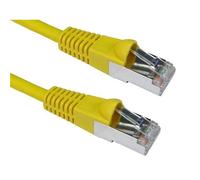 Cables Direct 3m CAT6a M - M networking cable Yellow S/FTP (S-STP)