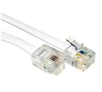 Cables Direct 3m RJ-11/RJ-11 White