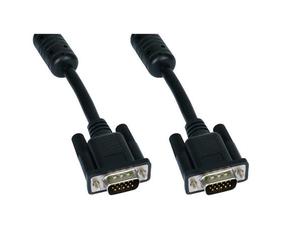 Cables Direct 3m SVGA VGA cable VGA (D-Sub) Black Chrome