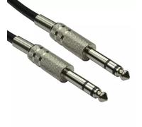 Cables Direct 4635-100NK audio cable 10 m 6.35mm Black Silver