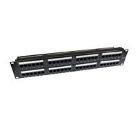 Cables Direct 48 port Cat5e patch panel 2U