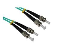 Cables Direct 5.0m ST-ST 50/125 OM3. Cable length: 5 m Connector 1: ST Connector 2: ST Core diameter: 50 m Full duplex
