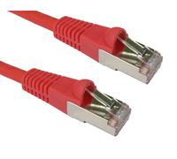 CAT 6A LSOH SFTP Snagless 5mtr Red