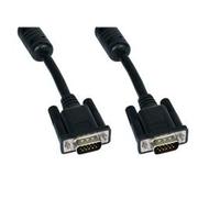 Cables Direct 5m SVGA VGA cable VGA (D-Sub) Black Chrome
