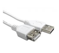 Cables Direct 99CDL2-020FD-WT USB cable 0.12 m USB 2.0 USB A White