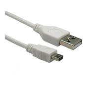 Cables Direct 99CDL2-0620-WT USB cable USB 2.0 0.5 m USB A Mini-USB B White