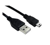 Cables Direct 99CDL2-0621 USB cable USB 2.0 1 m USB A Mini-USB B Black