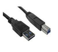 Cables Direct 99CDL3-803 USB cable 3 m USB 3.2 Gen 1 (3.1 Gen 1) USB A USB B Black