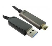 Cables Direct AOCUSB3C-921-10 USB cable USB 3.2 Gen 1 (3.1 Gen 1) 10 m USB A USB C 10 Gbit/s Black