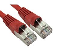 Cables Direct ART-100-HR networking cable Red 0.25 m Cat6a S/FTP (S-ST