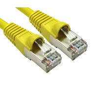 Cables Direct ART-100-HY networking cable Yellow 0.25 m Cat6a S/FTP (S