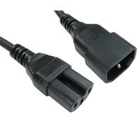 Cables Direct C14 - C15 1.8m Black C14 coupler C15 coupler