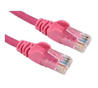 Cables Direct Cat6 1m, LSOH Network Cable U/UTP (UTP) Pink - Network Cables (1m, LSOH, 1m, Cat6, U/UTP (UTP), RJ-45, RJ-45, Pink)