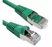 Cables Direct Cat6a 15m networking cable Green S/FTP (S-STP)