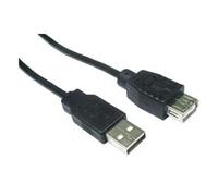Cables Direct CDL-023 USB cable 3 m 2.0 USB A Black