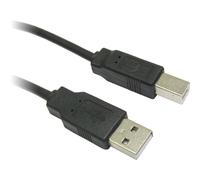 Cables Direct CDL-102 USB cable USB 2.0 2 m USB A USB B Black