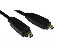 Cables Direct CDL-150EE2M FireWire cable 2 m 4-p Black