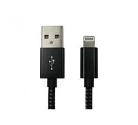 Cables Direct CDL 2M Black USB2.0 A - Lightning