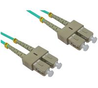 Cables Direct CDL 3MTR SC-SC 50/125OM3 AQUA