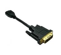Cables Direct CDL-DV006CAB video cable adapter 0.15 m DVI-D HDMI Type A (Standard) Black