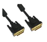 Cables Direct CDL-DV201 DVI cable 1 m DVI-D Black
