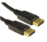 Cables Direct CDLDP-001LOCK DisplayPort cable 1 m Black
