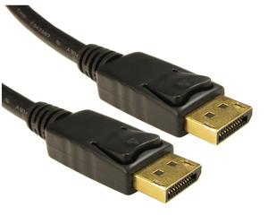 Cables Direct CDLDP-002LOCK DisplayPort cable 2 m Black