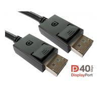 Scan 1m Display Port 2.1 Certified DP40 Cable Black