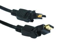 Cables Direct CDLHD4-SW02 HDMI cable 2 m HDMI Type A (Standard) Black