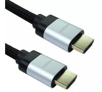 Cables Direct CDLHD8K-01SLV HDMI cable 1 m HDMI Type A (Standard) Black Silver