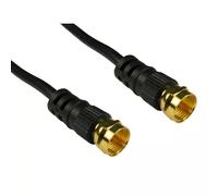Cables Direct Coaxial F 20m coaxial cable Black