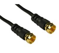 Cables Direct Coaxial F 20m coaxial cable Black