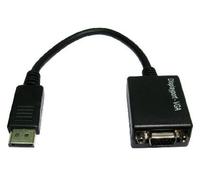Cables Direct Display Port - VGA m/f 0.15 m VGA (D-Sub) DisplayPort Black