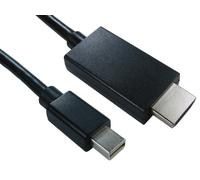 Cables Direct DisplayPort/HDMI, 1m HDMI Type A (Standard) Black