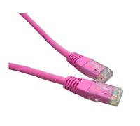 Cables Direct ERT-605P networking cable Pink 5 m Cat6 U/UTP (UTP)