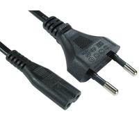 Cables Direct Euro - C7 3m Black C7 coupler