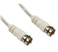 Cables Direct F M/M, 3m coaxial cable White