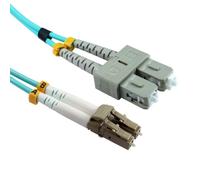 Cables Direct 2.0m LC-SC 50/125 MMD OM3 InfiniBand/fibre optic cable 2 m Blue