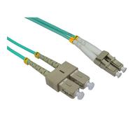 Cables Direct FB3M-LCSC-050D. Cable length: 5 m Fibre optic type: OM3 Connector 1: LC Connector 2: SC Core diameter: 50 m Full duplex
