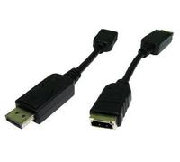 Cables Direct HDHDPORT-005CAB video cable adapter 0.15 m DisplayPort HDMI Black