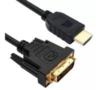 Cables Direct HDMI - DVI-D 1m HDMI Type A (Standard) Black