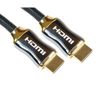 Cables Direct HDMI/HDMI M/M 2m HDMI cable HDMI Type A (Standard) Black Gold