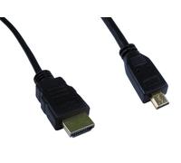 HDMI 1.4 (M) to HDMI Micro 1.4 (M) 3m Black OEM Display Cable