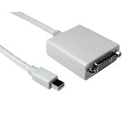 Cables Direct Mini DP/DVI 3m Mini DisplayPort White