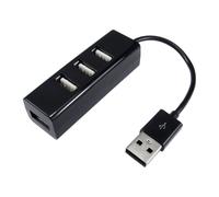 Cables Direct NLUSB2-205K interface hub USB 2.0 480 Mbit/s Black