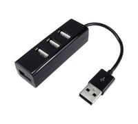 Cables Direct NLUSB2-205K interface hub USB 2.0 480 Mbit/s Black