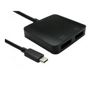 Cables Direct NLUSB3C-DPMST. USB connector type: USB Type-C USB connector gender: Male USB connector form factor: Straight. Product colour: Black
