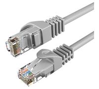 Cables Direct Online Cat6 1.5M Network Ethernet Patch Cable, 550Mhz Internet Wire, Compatible with PC, Laptop, Modem, Router, TVs, Printer Cord, Consoles for Home and Office, Gray