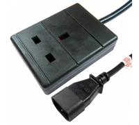 Cables Direct RB-001-1G power cable Black 0.5 m IEC C14 Power plug type B